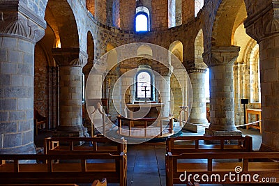 Romanesque Saint Johnâ€™s Chapel Tower of London Stock Photo